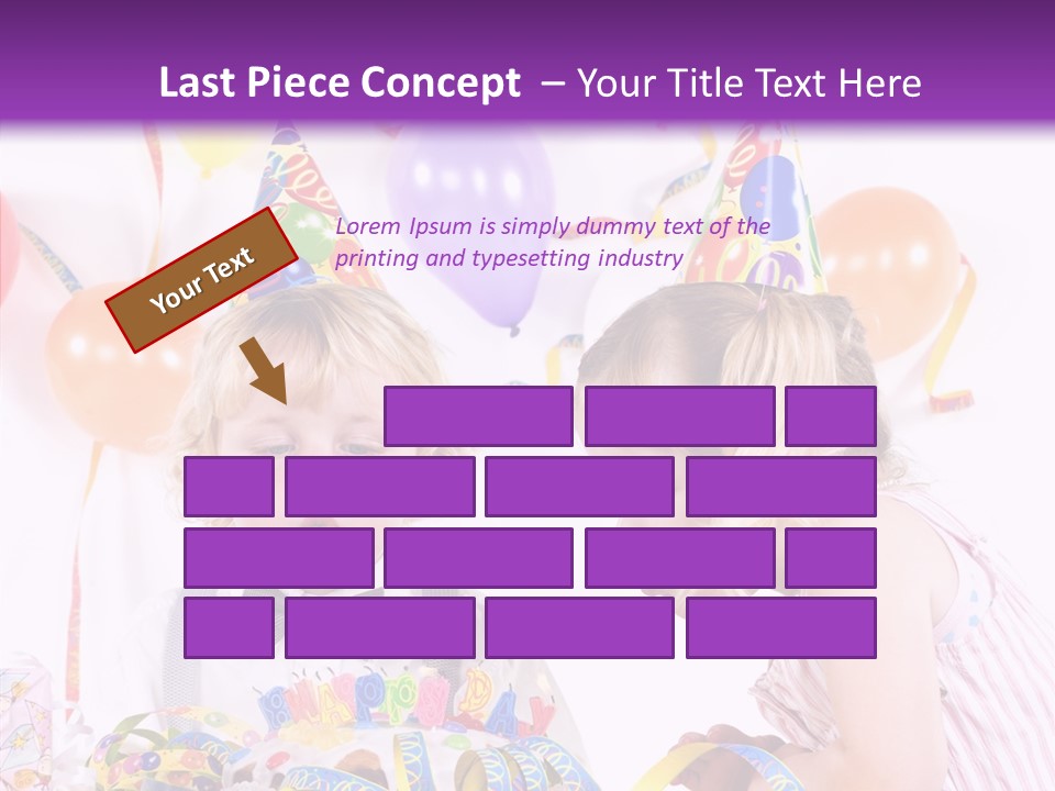 Cute Surprise Chaplet PowerPoint Template