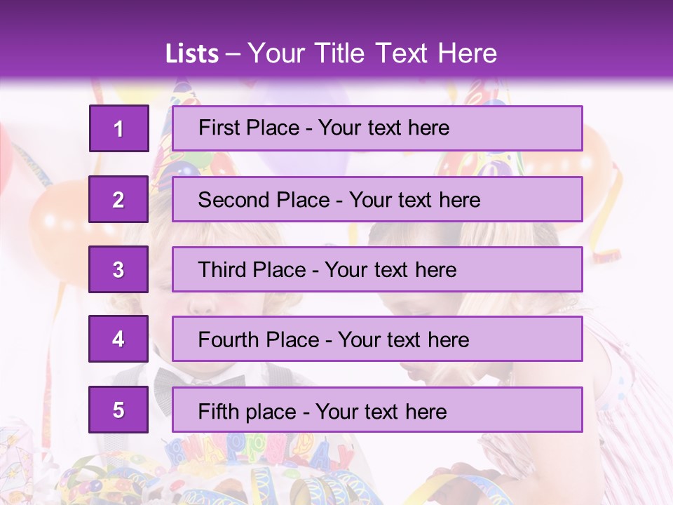 Cute Surprise Chaplet PowerPoint Template