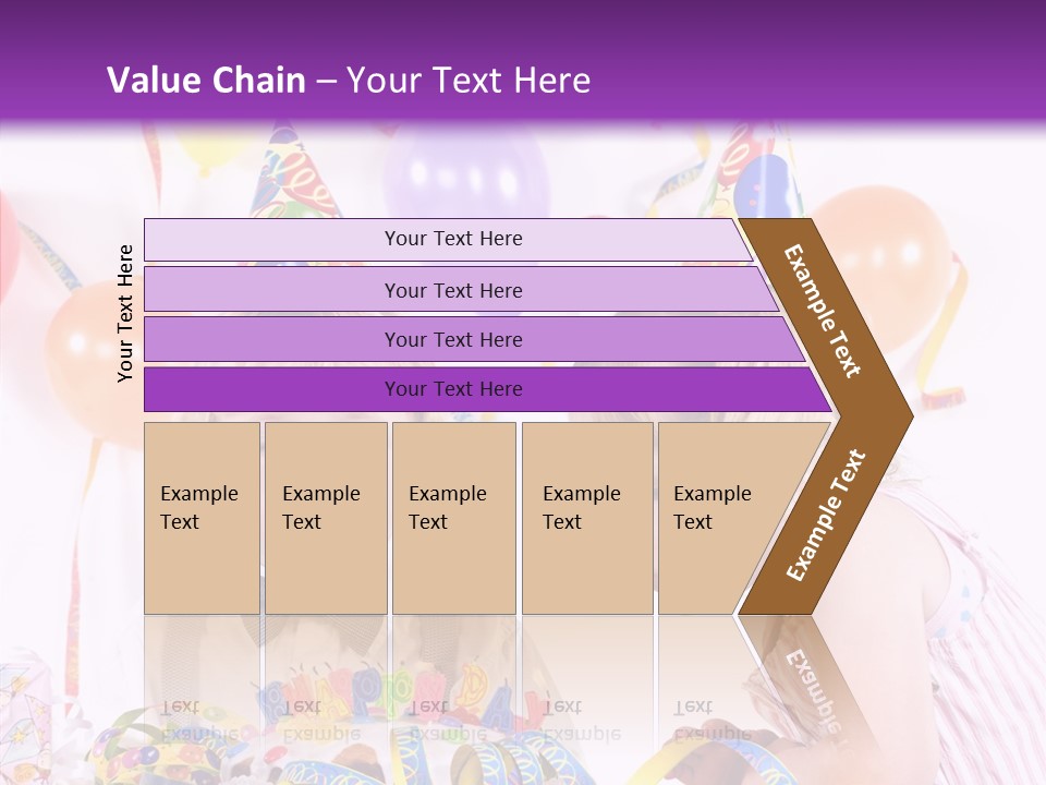 Cute Surprise Chaplet PowerPoint Template