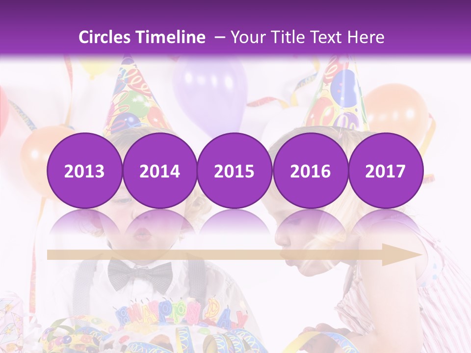 Cute Surprise Chaplet PowerPoint Template