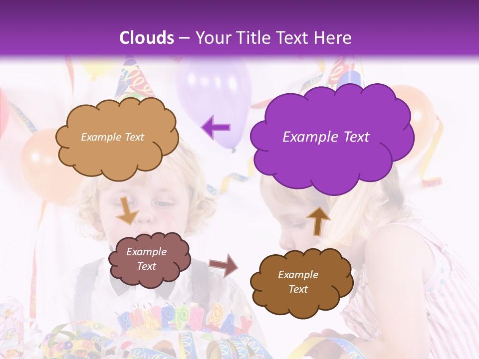 Cute Surprise Chaplet PowerPoint Template