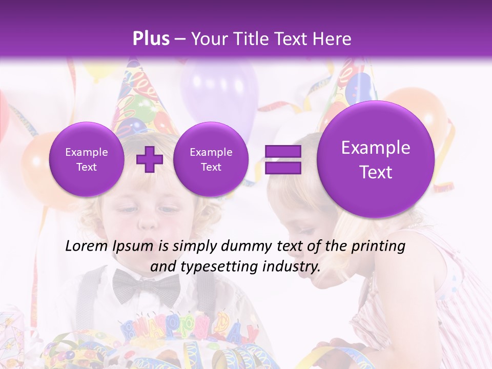 Cute Surprise Chaplet PowerPoint Template