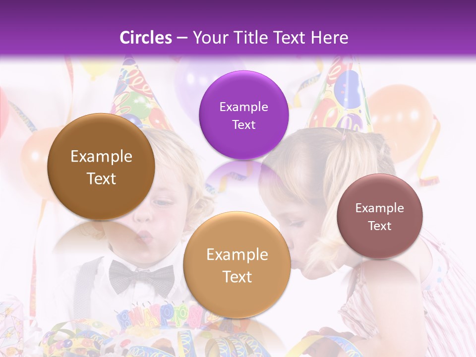 Cute Surprise Chaplet PowerPoint Template