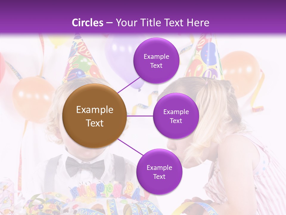 Cute Surprise Chaplet PowerPoint Template