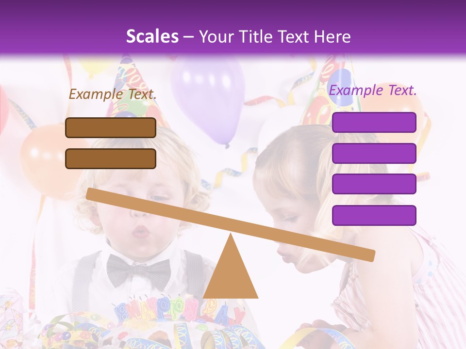 Cute Surprise Chaplet PowerPoint Template