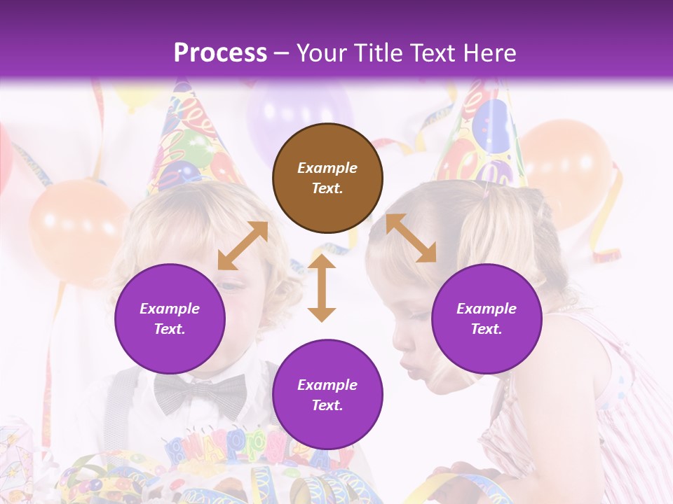 Cute Surprise Chaplet PowerPoint Template