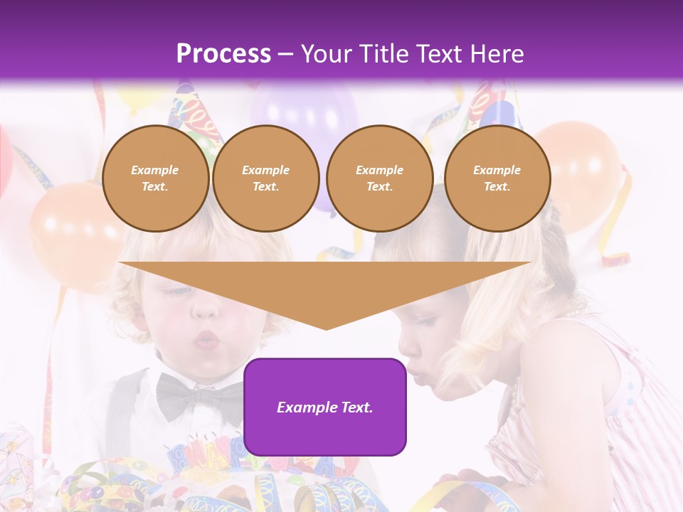 Cute Surprise Chaplet PowerPoint Template