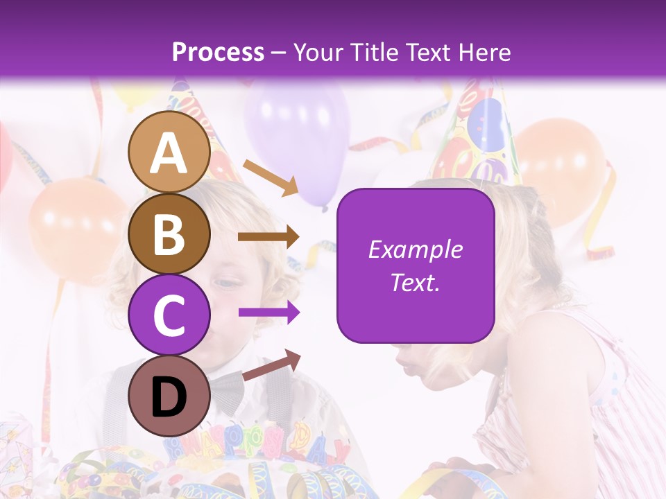 Cute Surprise Chaplet PowerPoint Template