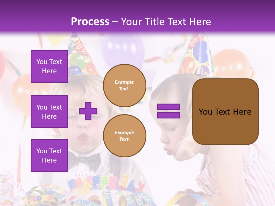 Cute Surprise Chaplet PowerPoint Template