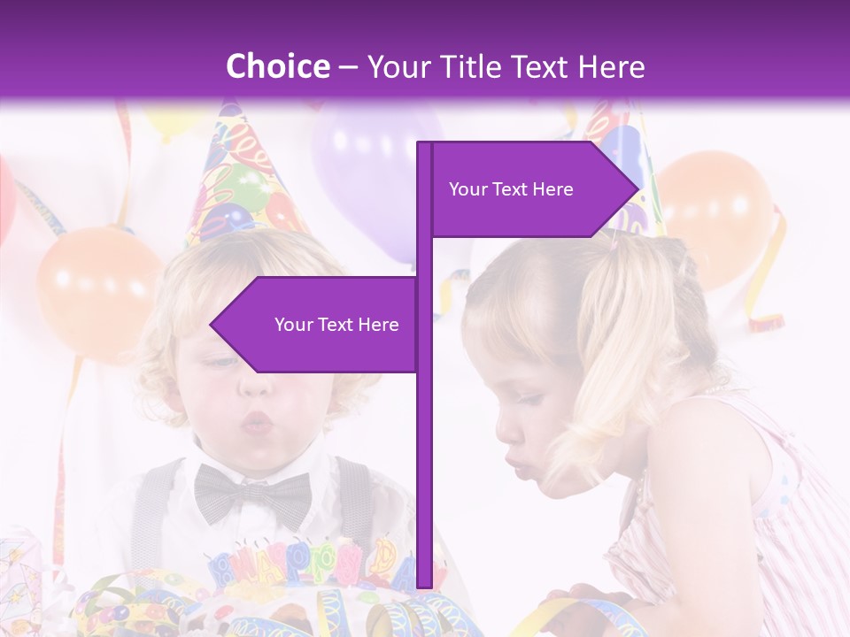 Cute Surprise Chaplet PowerPoint Template