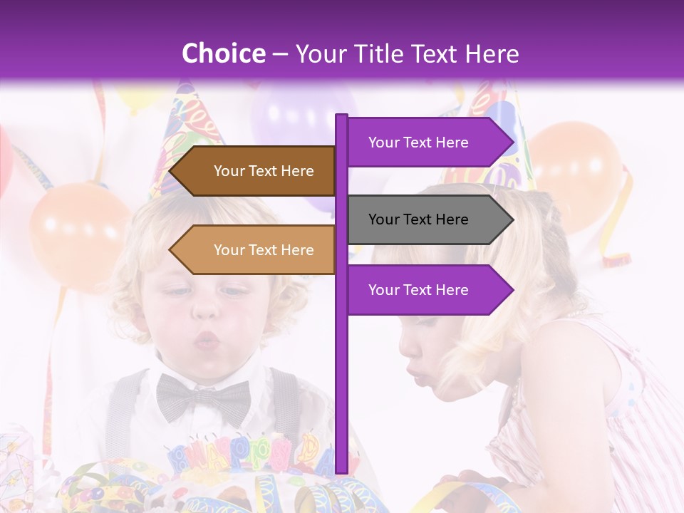 Cute Surprise Chaplet PowerPoint Template