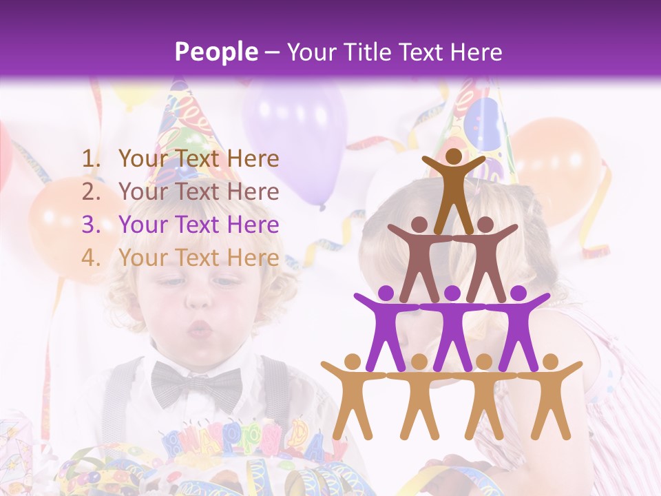 Cute Surprise Chaplet PowerPoint Template