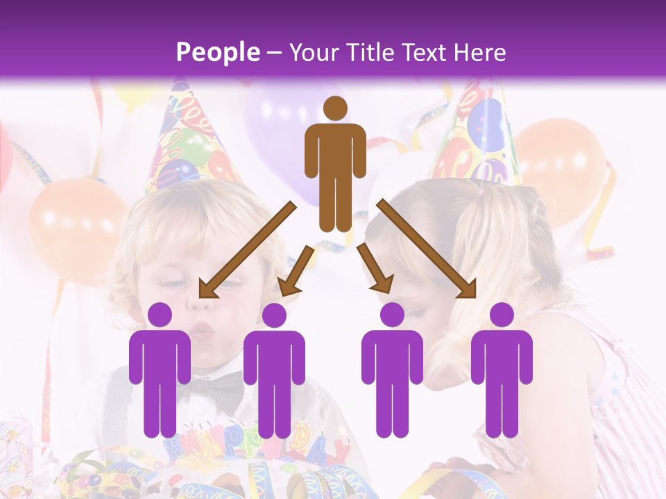 Cute Surprise Chaplet PowerPoint Template