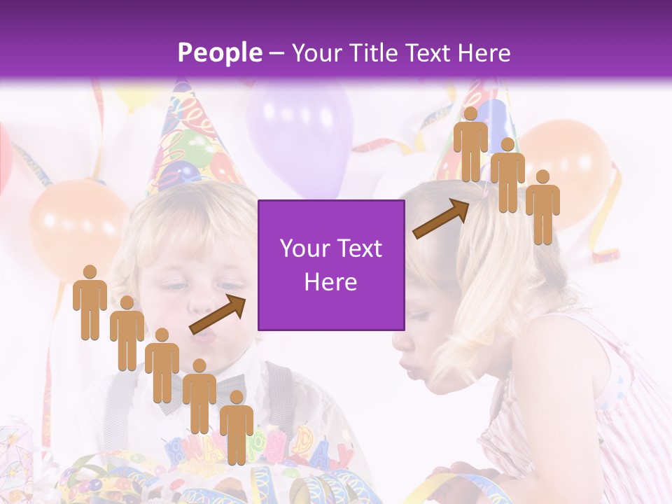 Cute Surprise Chaplet PowerPoint Template