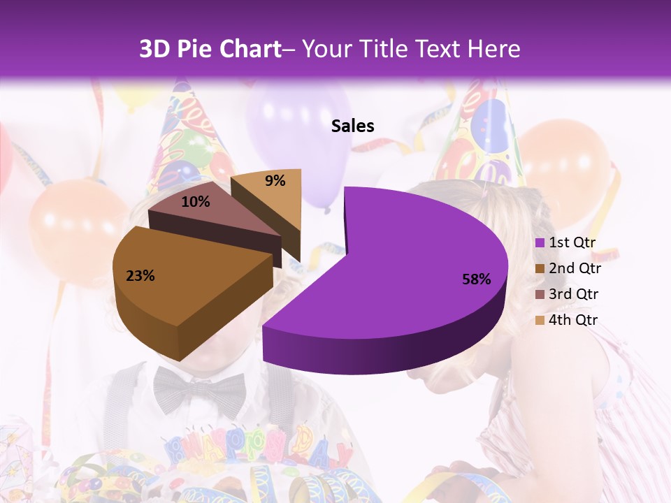 Cute Surprise Chaplet PowerPoint Template