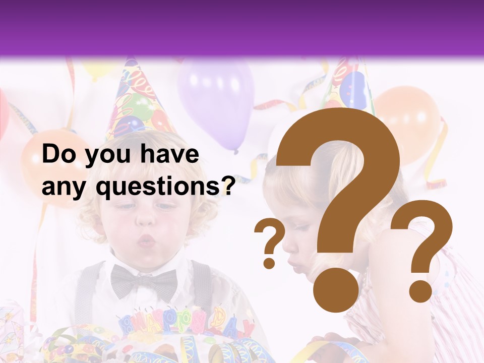 Cute Surprise Chaplet PowerPoint Template