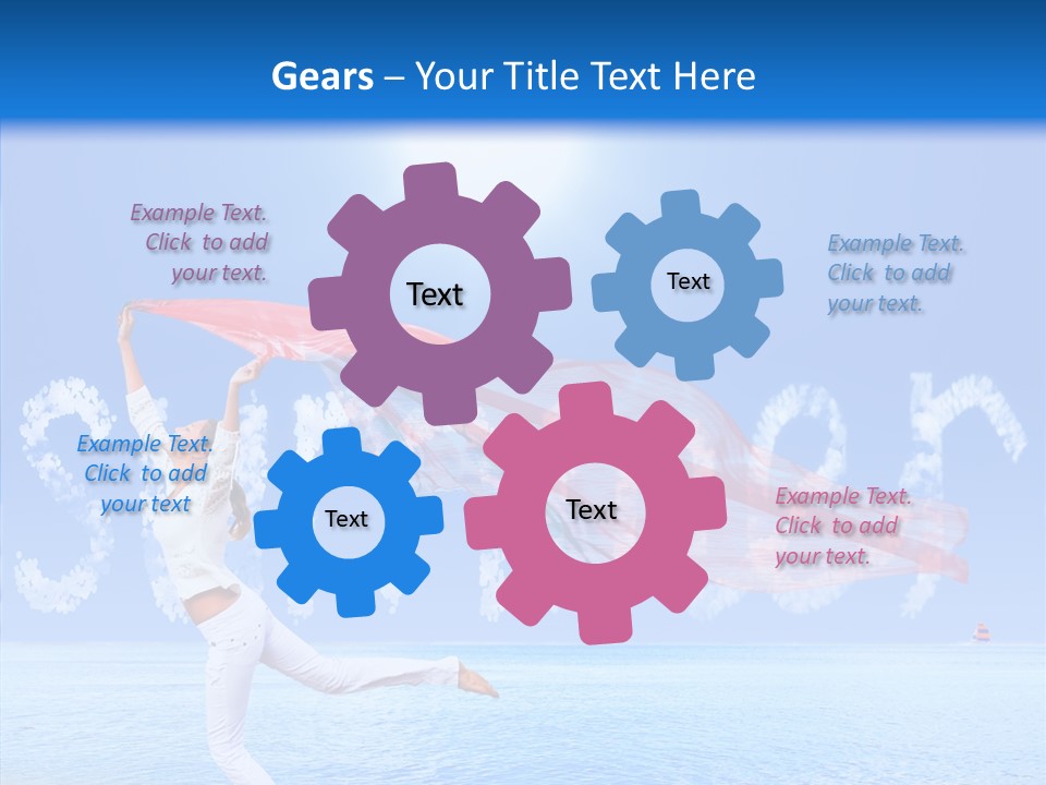 Lifestyle Speed Sky PowerPoint Template