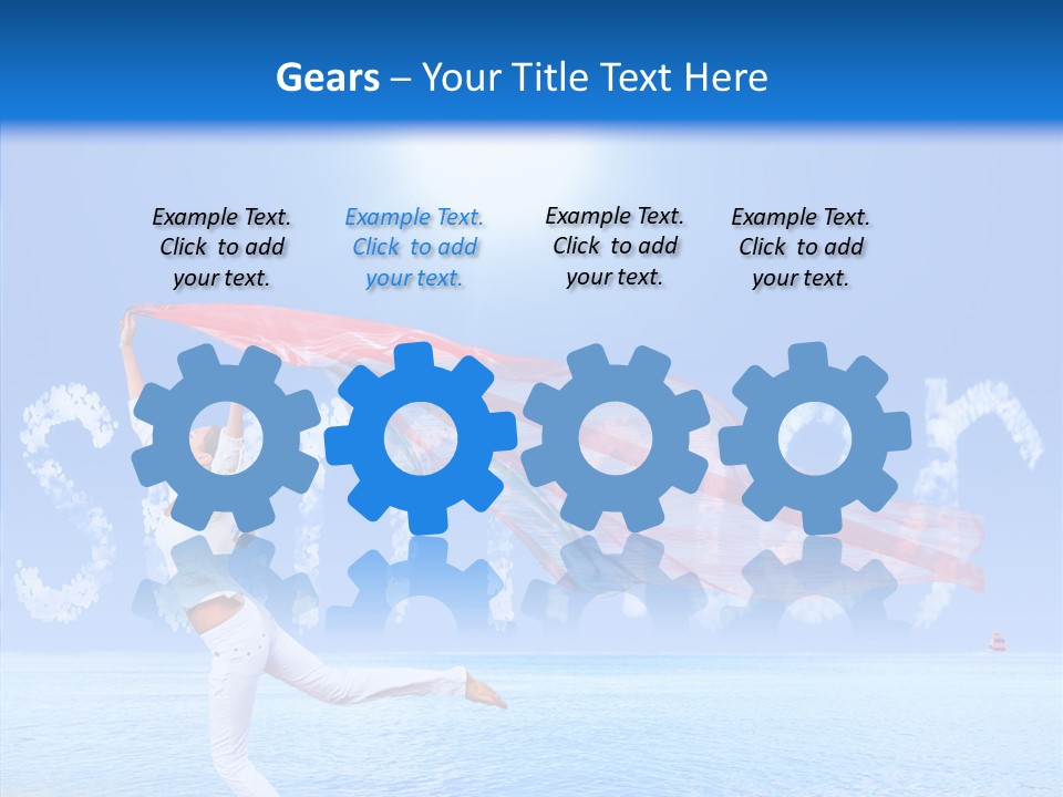 Lifestyle Speed Sky PowerPoint Template