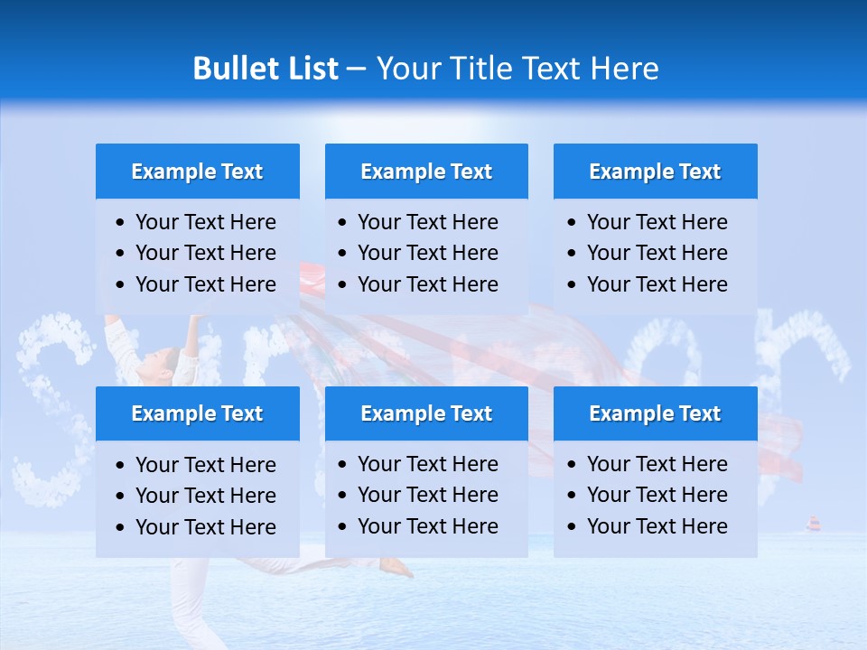 Lifestyle Speed Sky PowerPoint Template