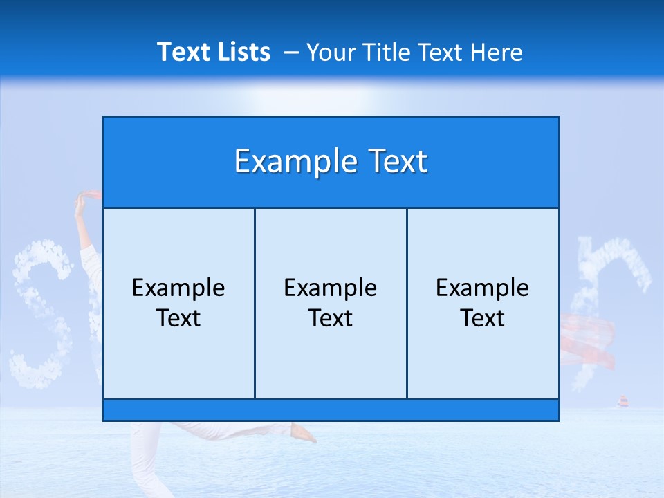 Lifestyle Speed Sky PowerPoint Template