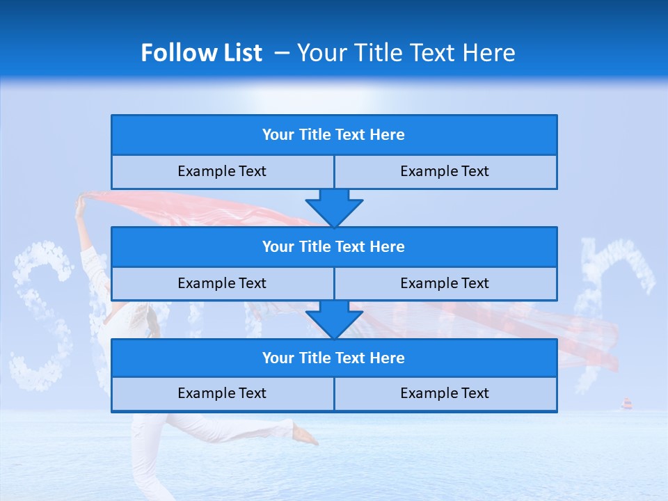 Lifestyle Speed Sky PowerPoint Template