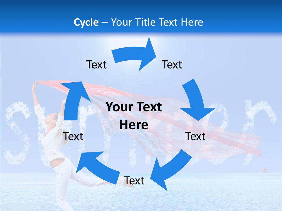 Lifestyle Speed Sky PowerPoint Template