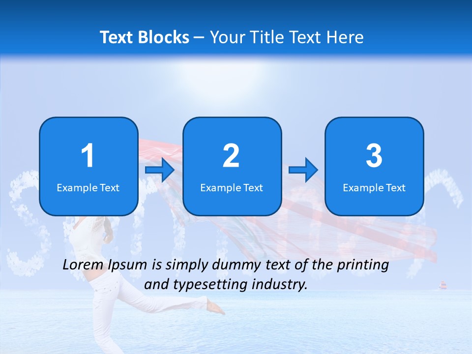 Lifestyle Speed Sky PowerPoint Template