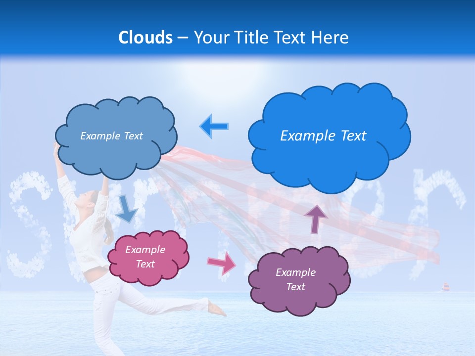 Lifestyle Speed Sky PowerPoint Template