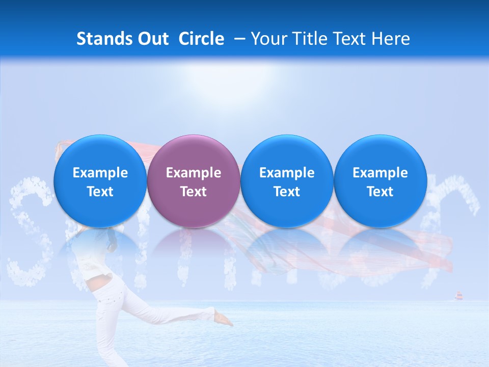 Lifestyle Speed Sky PowerPoint Template