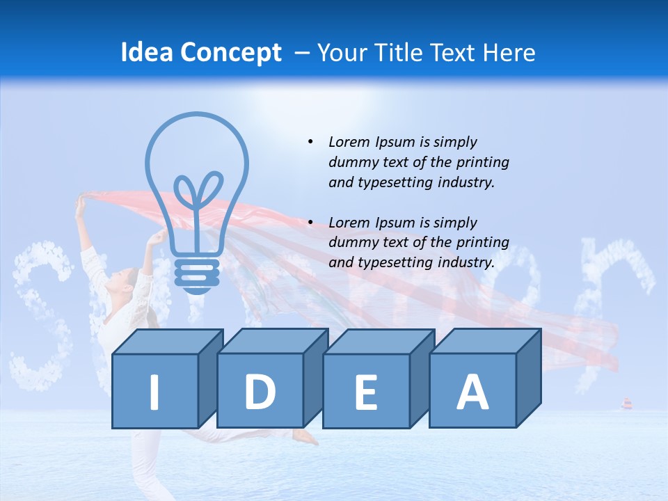 Lifestyle Speed Sky PowerPoint Template