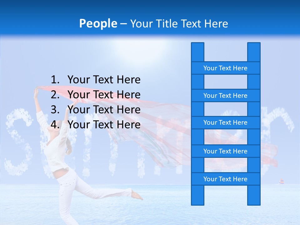 Lifestyle Speed Sky PowerPoint Template