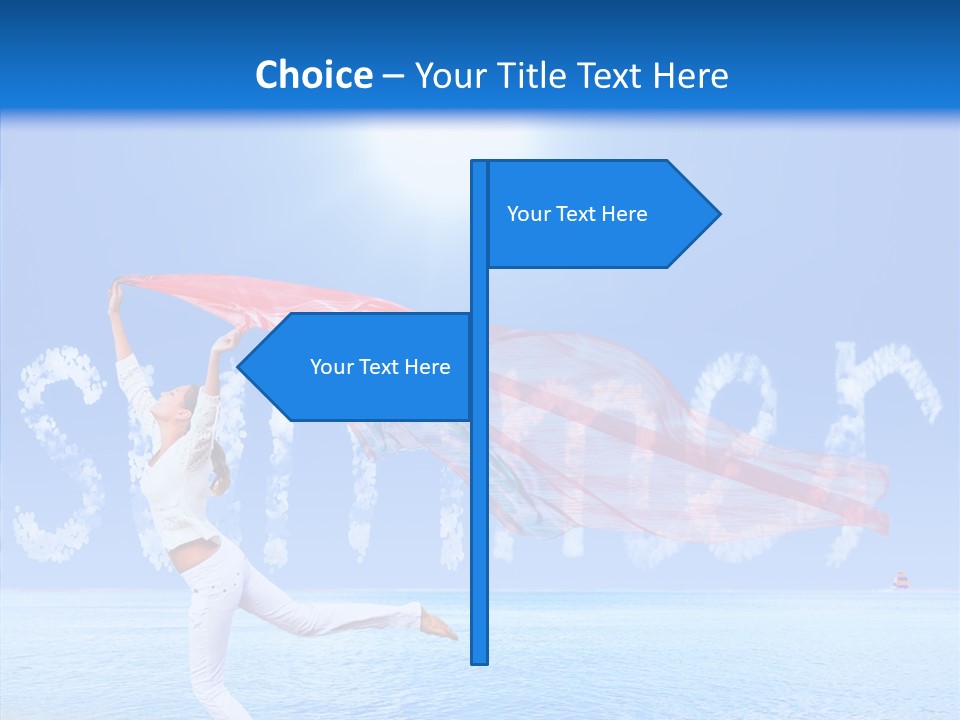 Lifestyle Speed Sky PowerPoint Template