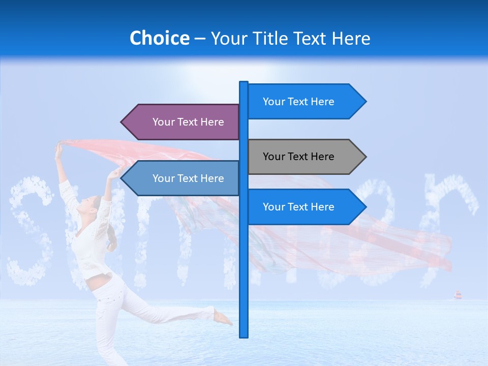 Lifestyle Speed Sky PowerPoint Template