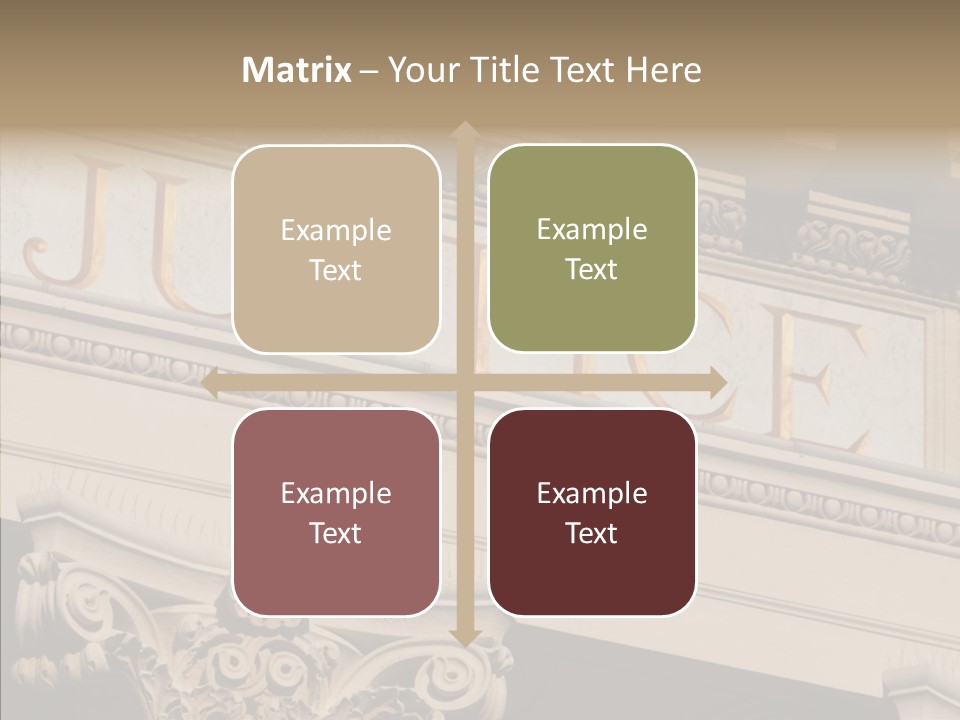 Edifice Column Proceeding PowerPoint Template