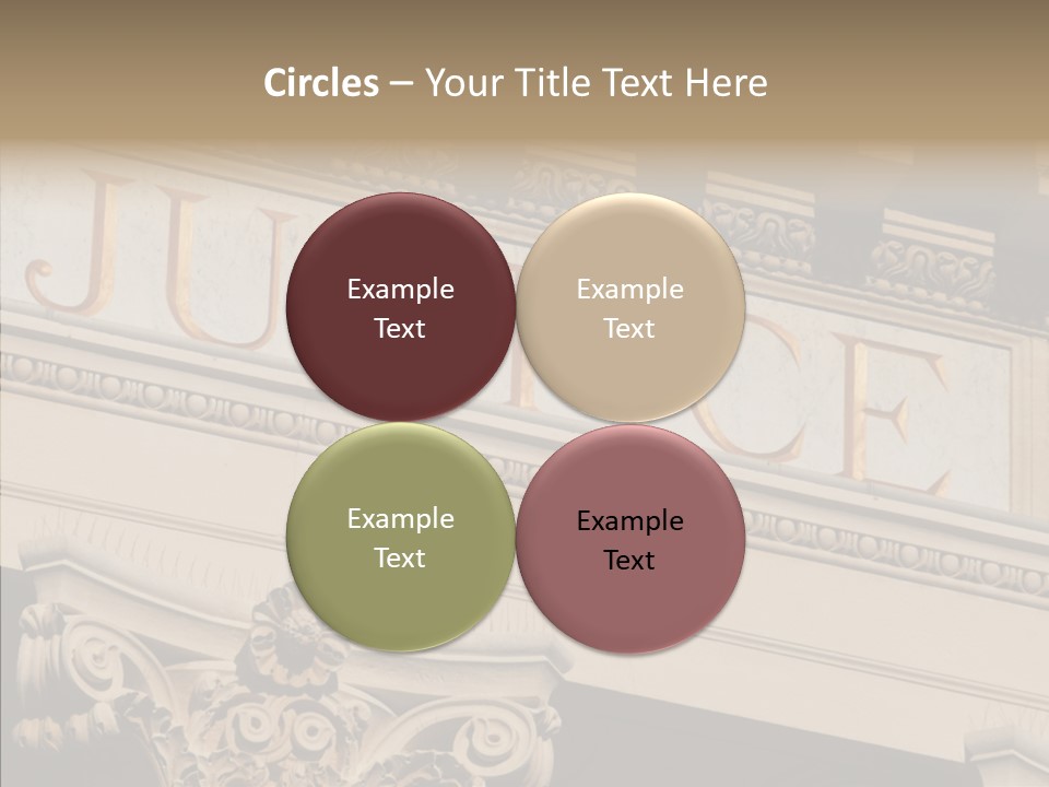 Edifice Column Proceeding PowerPoint Template