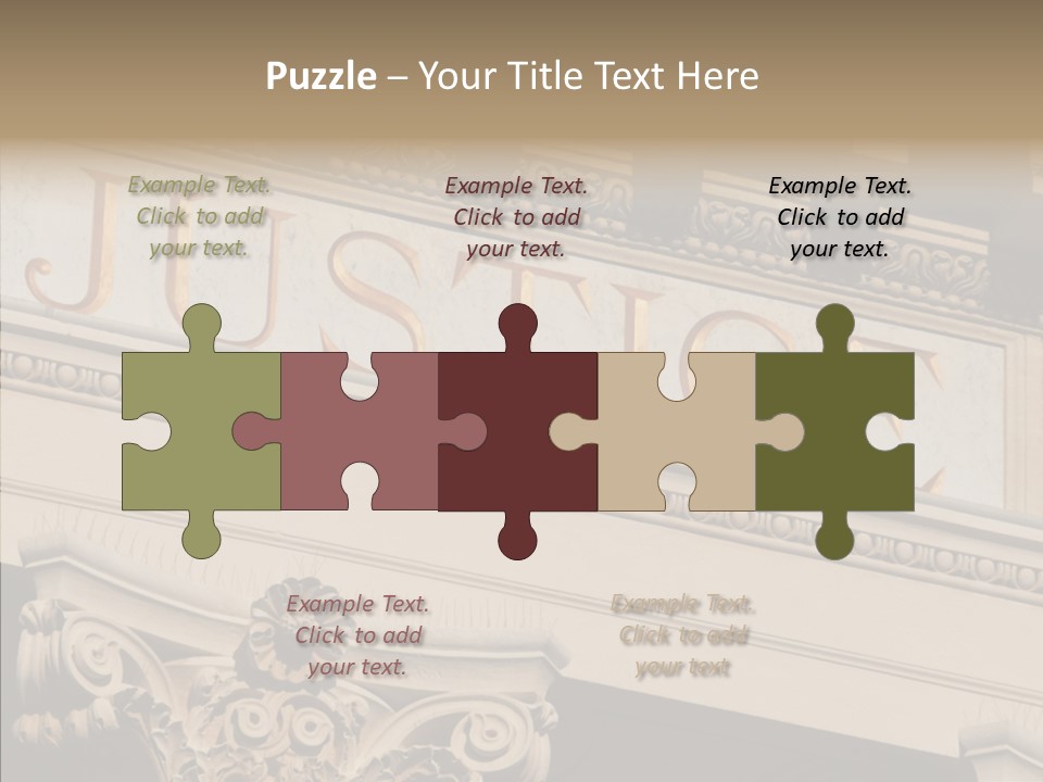 Edifice Column Proceeding PowerPoint Template