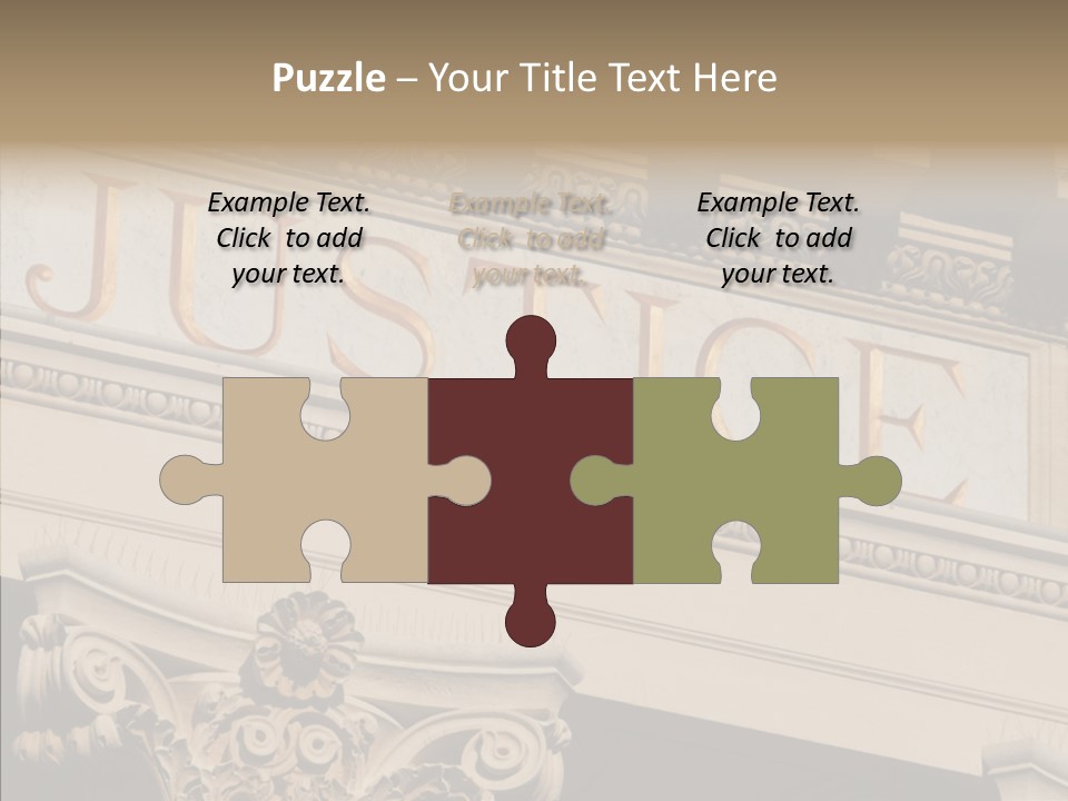 Edifice Column Proceeding PowerPoint Template
