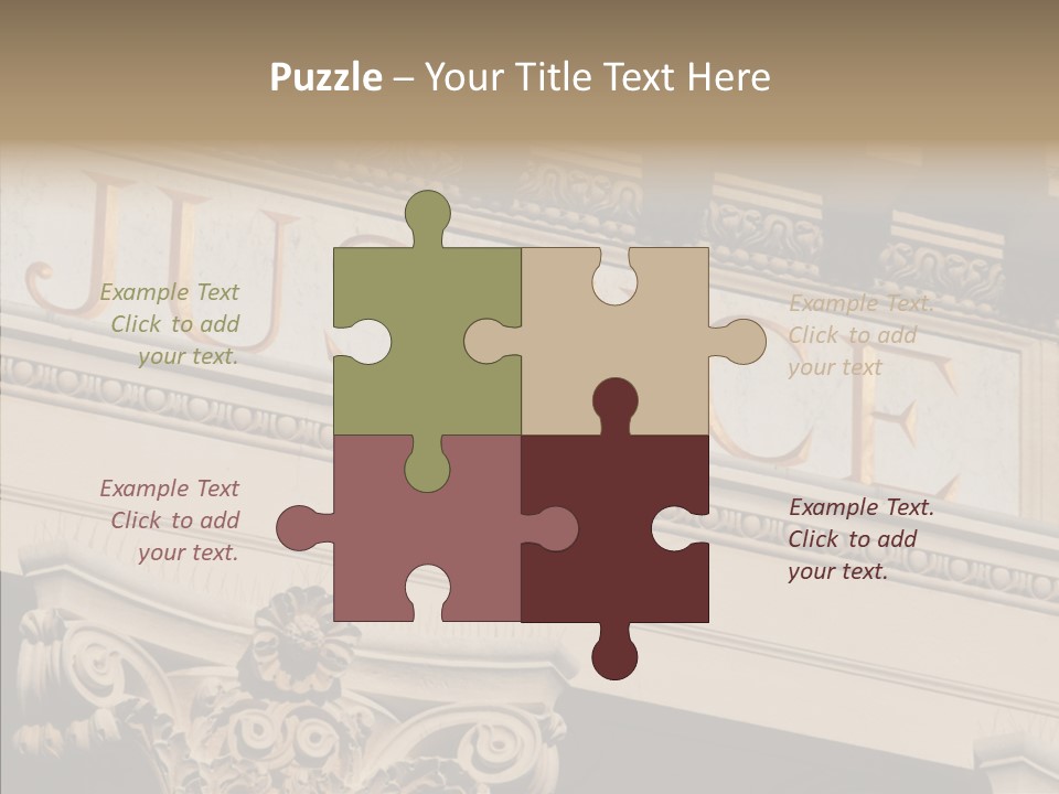 Edifice Column Proceeding PowerPoint Template