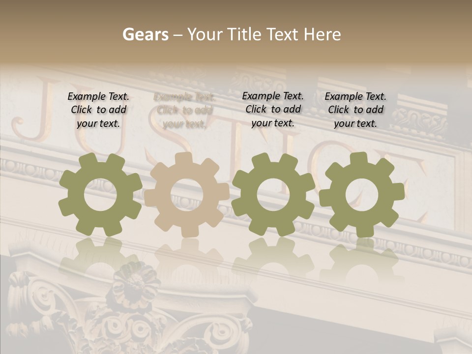 Edifice Column Proceeding PowerPoint Template