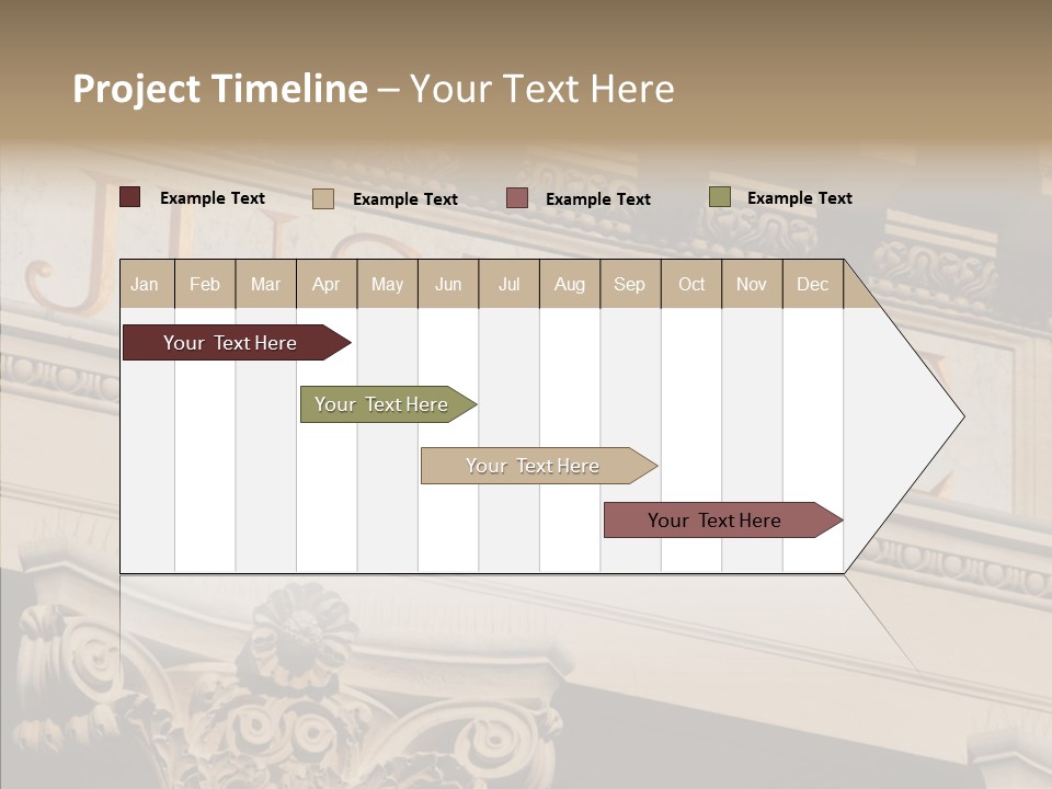 Edifice Column Proceeding PowerPoint Template