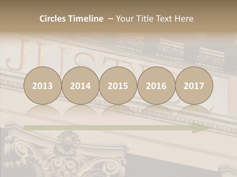 Edifice Column Proceeding PowerPoint Template