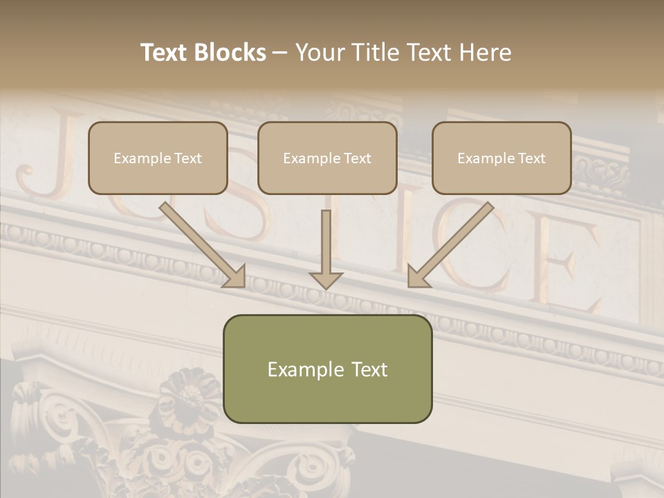 Edifice Column Proceeding PowerPoint Template