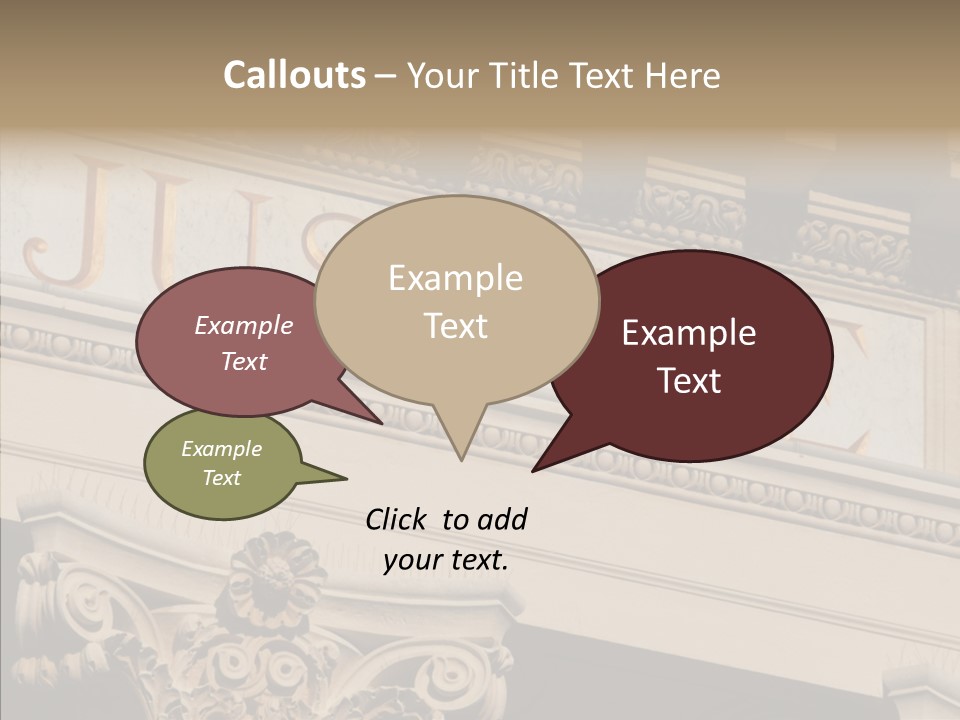 Edifice Column Proceeding PowerPoint Template