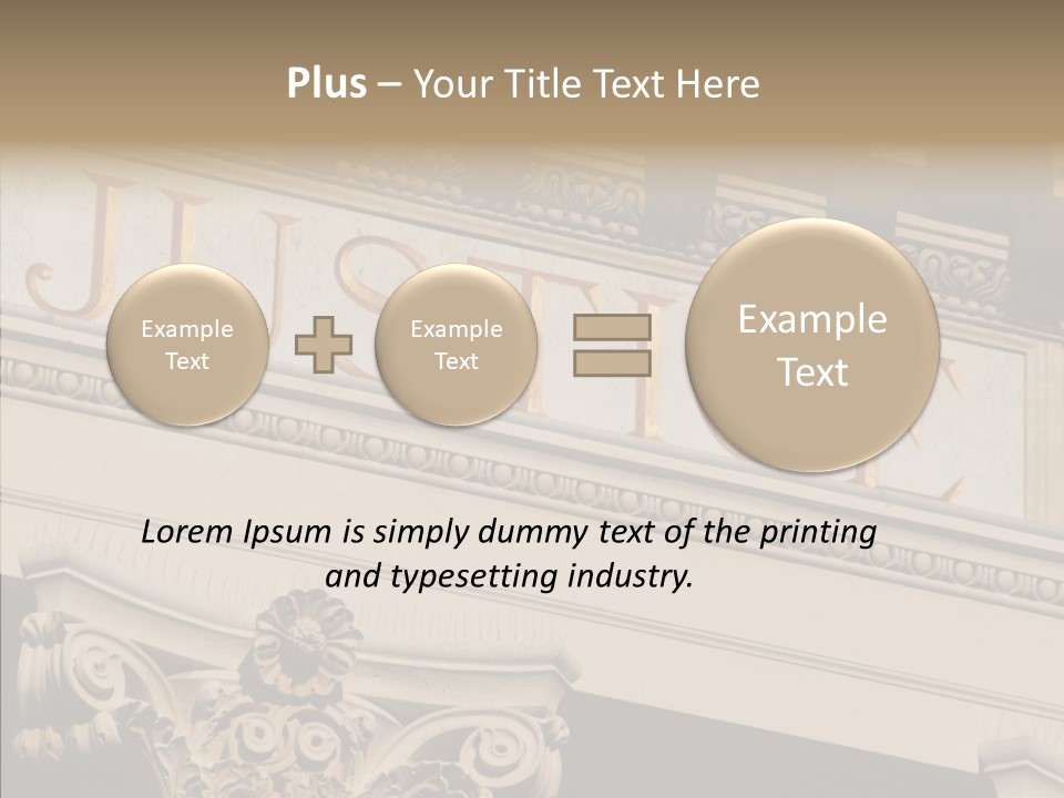 Edifice Column Proceeding PowerPoint Template