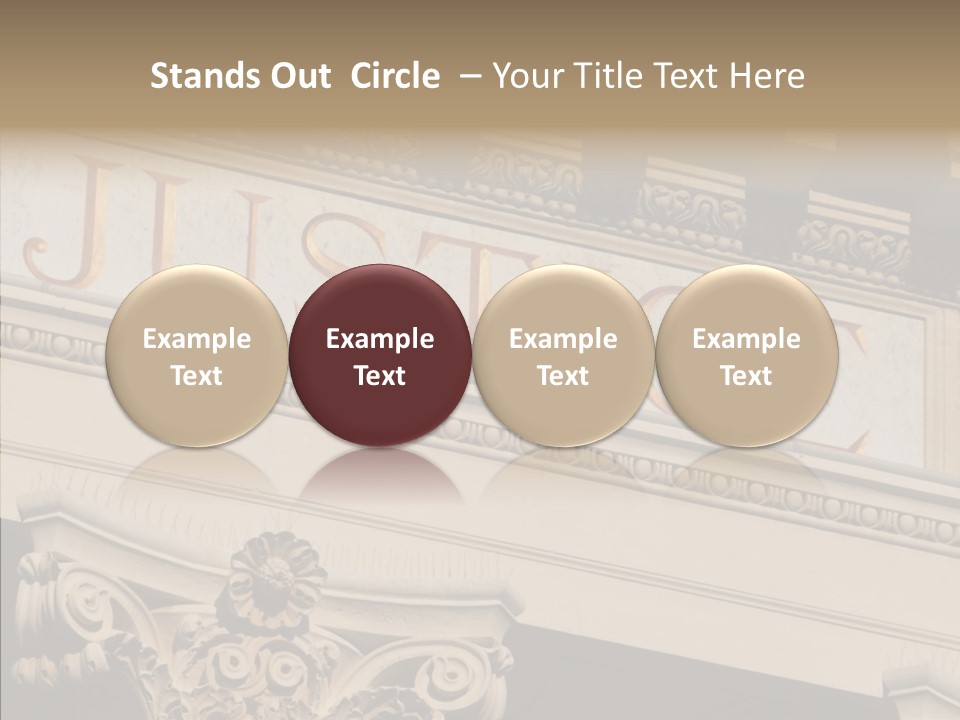 Edifice Column Proceeding PowerPoint Template