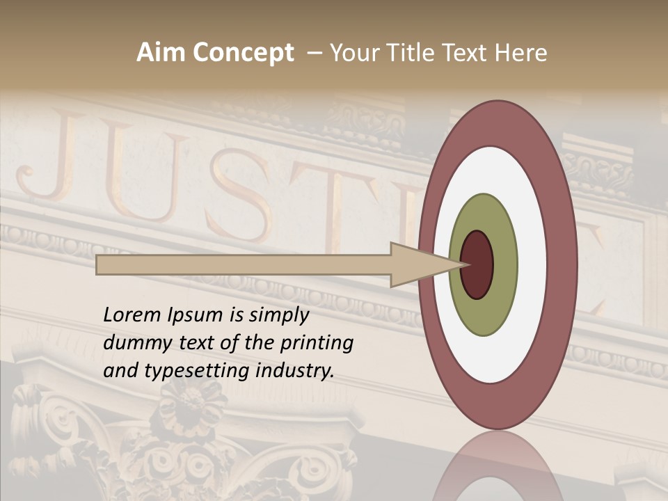 Edifice Column Proceeding PowerPoint Template