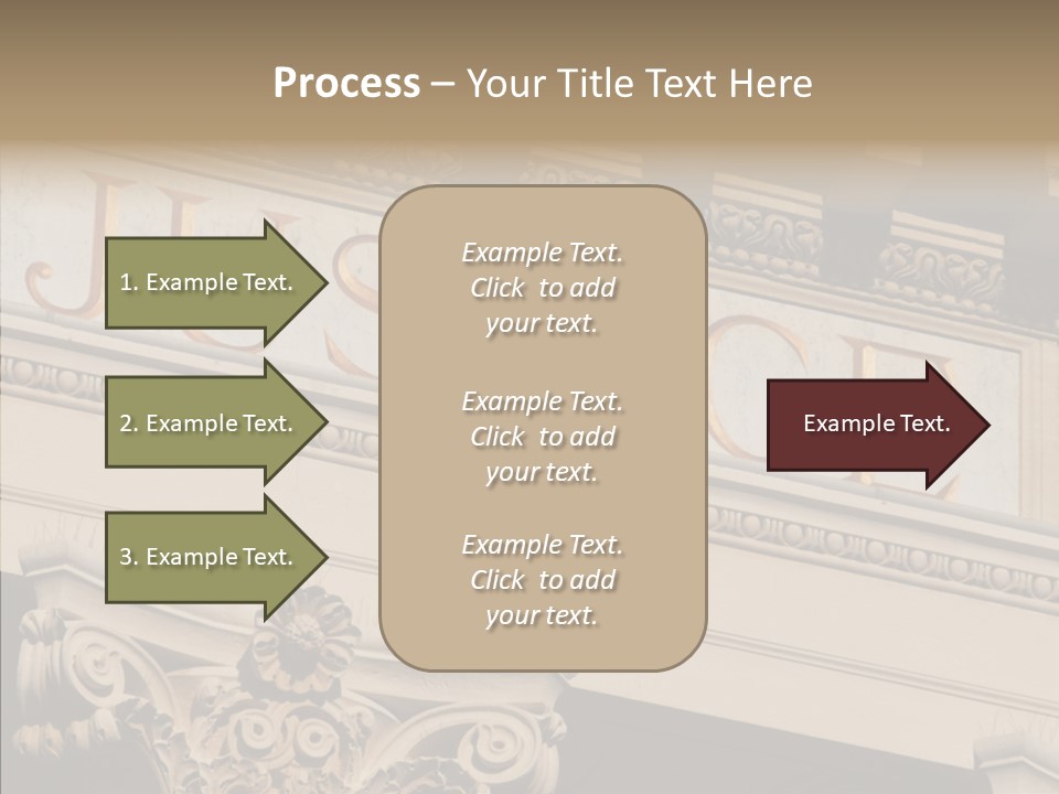 Edifice Column Proceeding PowerPoint Template