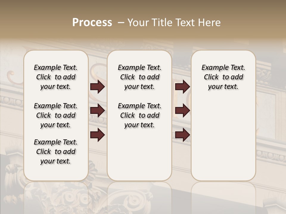 Edifice Column Proceeding PowerPoint Template