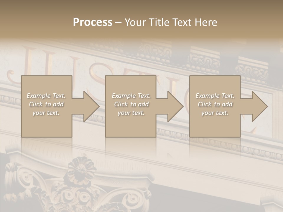 Edifice Column Proceeding PowerPoint Template