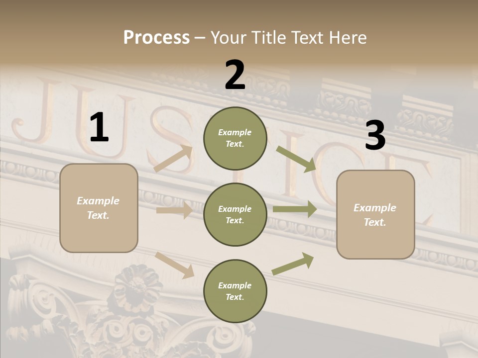 Edifice Column Proceeding PowerPoint Template